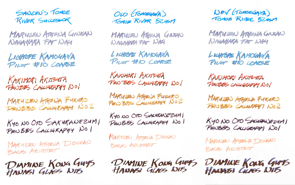 Sanzen Tomoe River versus OG Tomoe River - What's the Verdict?