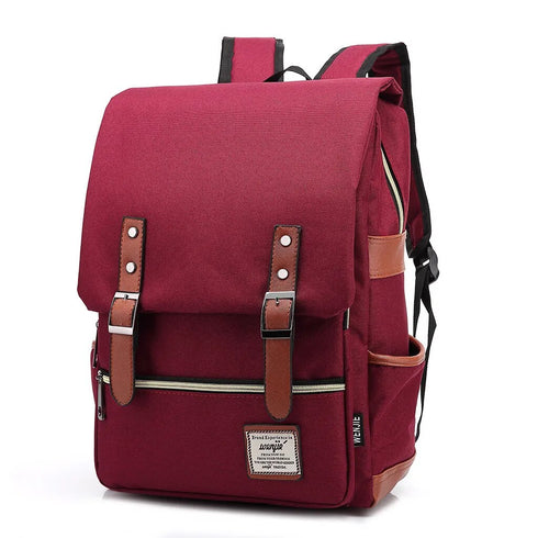 Laptop Backpack Oxford Travel Leisure Backpacks Retro Casual Bag School Bag | Various Colors