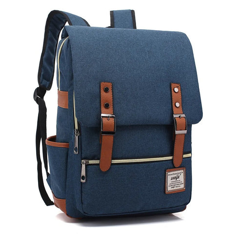 Laptop Backpack Oxford Travel Leisure Backpacks Retro Casual Bag School Bag | Various Colors