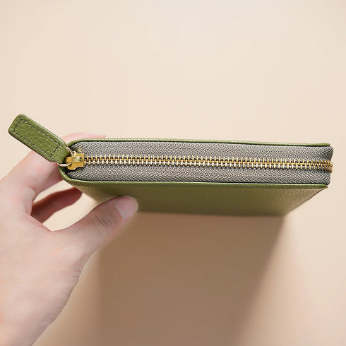 Moterm Genuine Pebbled Grain Leather B6 Zip Cover with Top Pocket Cowhide Planner Zipper Notebook Organizer Agenda Journal Diary