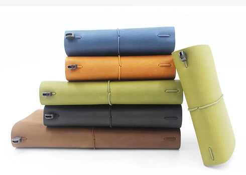Genuine Leather Travelers Notebook Passport Personal Diary Vintage Journal Notebooks And Journals Retro Stationery Business Gift