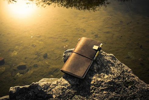 Genuine Leather Travelers Notebook Passport Personal Diary Vintage Journal Notebooks And Journals Retro Stationery Business Gift