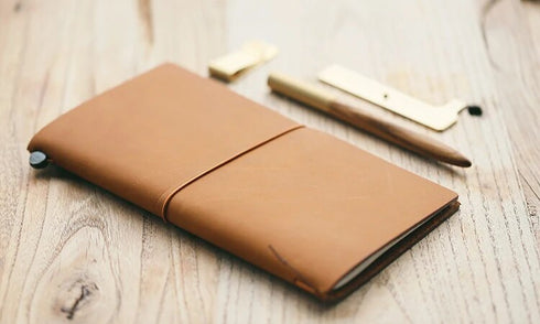 Genuine Leather Travelers Notebook Passport Personal Diary Vintage Journal Notebooks And Journals Retro Stationery Business Gift