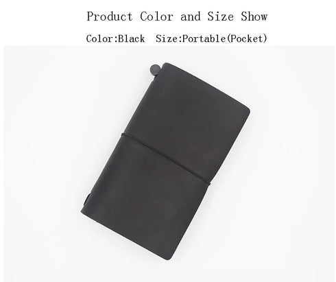 Genuine Leather Travelers Notebook Passport Personal Diary Vintage Journal Notebooks And Journals Retro Stationery Business Gift