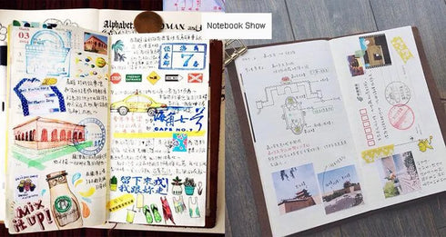 Genuine Leather Travelers Notebook Passport Personal Diary Vintage Journal Notebooks And Journals Retro Stationery Business Gift