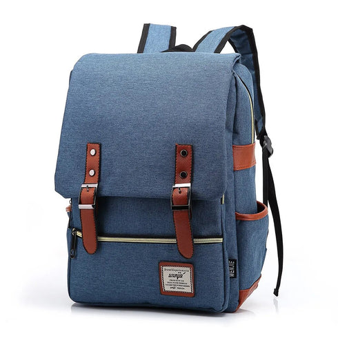 Laptop Backpack Oxford Travel Leisure Backpacks Retro Casual Bag School Bag | Various Colors
