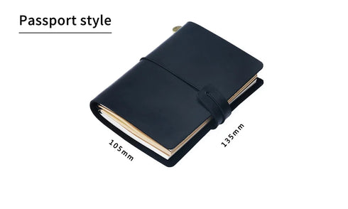 100% Genuine Leather Journal Travel Notebook