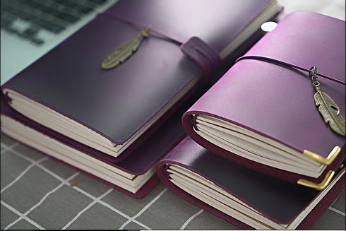 100% Genuine Leather Journal Travel Notebook