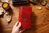 100% Genuine Leather Travel Journal Embossed Flower Cover