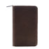 Moterm Full Grain Vegetable Tanned Cowhide Planner Zip Weeks 2.0 Cover for Hobo Weeks/ Mega Notebook Organizer Journal Diary