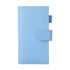 Moterm Firm Pebbled Grain Leather Sky Blue Color Genuine Cowhide Planner Rings Notebook Cover Diary Agenda Organizer Journey