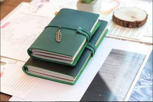 100% Genuine Leather Journal Travel Notebook