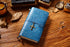 100% Genuine Leather Travel Journal Embossed Flower Cover