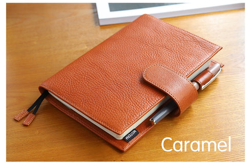 Moterm Full Grain Vegetable Tanned Leather Original B6 Plus Cover for B6 Stalogy Notebook Planner Organizer Agenda Diary Journal