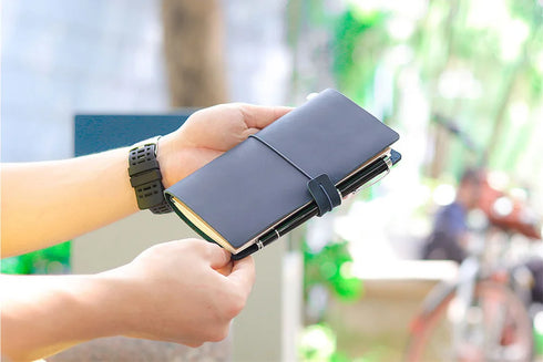 100% Genuine Leather Journal Travel Notebook