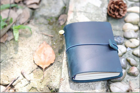 100% Genuine Leather Journal Travel Notebook