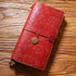 100% Genuine Leather Travel Journal Embossed Flower Cover