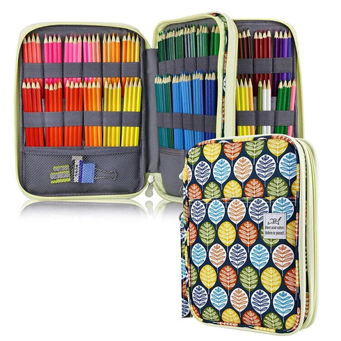 Extra Large Pencil Case Pen Case Cute Travel Case Marker Case Triple Layer Case | Fits 92 or 192 Pens