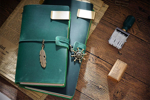 100% Genuine Leather Journal Travel Notebook