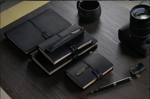 100% Genuine Leather Journal Travel Notebook
