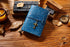 100% Genuine Leather Travel Journal Embossed Flower Cover