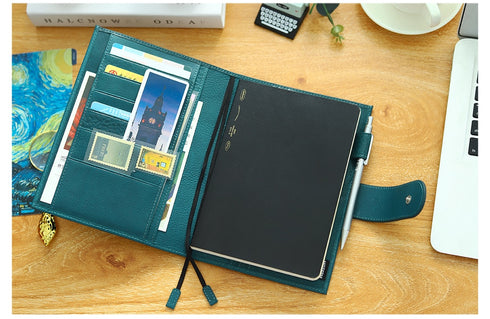 Moterm Full Grain Vegetable Tanned Leather Original B6 Plus Cover for B6 Stalogy Notebook Planner Organizer Agenda Diary Journal