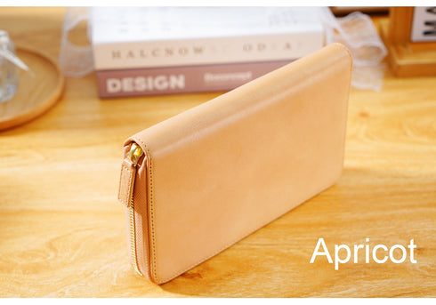 Moterm Full Grain Vegetable Tanned Cowhide Planner Zip Weeks 2.0 Cover for Hobo Weeks/ Mega Notebook Organizer Journal Diary