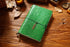 100% Genuine Leather Travel Journal Embossed Flower Cover