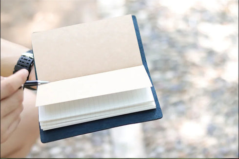 100% Genuine Leather Journal Travel Notebook