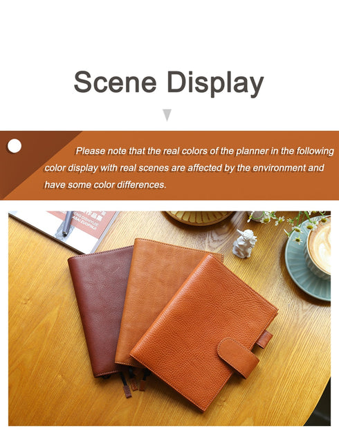 Moterm Full Grain Vegetable Tanned Leather Original B6 Plus Cover for B6 Stalogy Notebook Planner Organizer Agenda Diary Journal