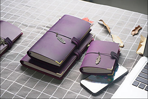 100% Genuine Leather Journal Travel Notebook
