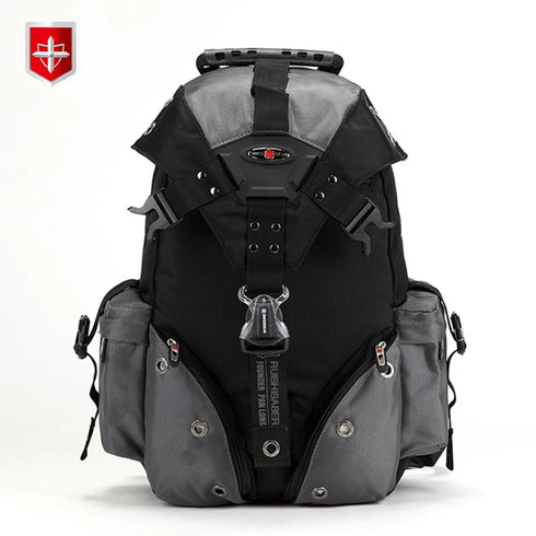 Men's Waterproof Backpack 15.6 inch Laptop computer Backpacks Swiss Travel Backpack Male Oxford Casual Schoolbag Male Mochila