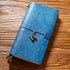100% Genuine Leather Travel Journal Embossed Flower Cover