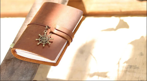 100% Genuine Leather Journal Travel Notebook