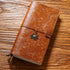 100% Genuine Leather Travel Journal Embossed Flower Cover