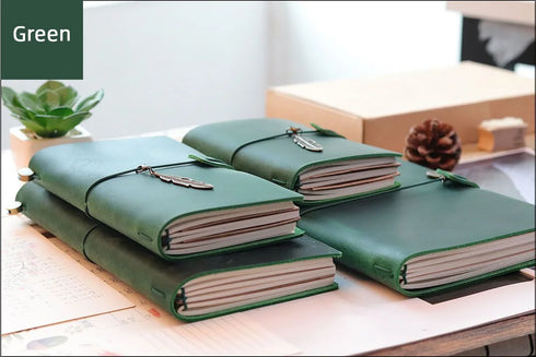 100% Genuine Leather Journal Travel Notebook