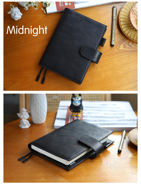 Moterm Full Grain Vegetable Tanned Leather Original B6 Plus Cover for B6 Stalogy Notebook Planner Organizer Agenda Diary Journal