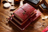 100% Genuine Leather Travel Journal Embossed Flower Cover
