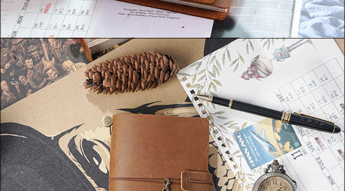 100% Genuine Leather Journal Travel Notebook