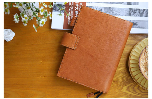 Moterm Full Grain Vegetable Tanned Leather Original B6 Plus Cover for B6 Stalogy Notebook Planner Organizer Agenda Diary Journal