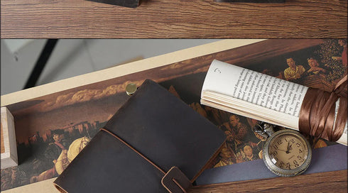 100% Genuine Leather Journal Travel Notebook