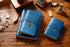 100% Genuine Leather Travel Journal Embossed Flower Cover
