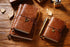 100% Genuine Leather Travel Journal Embossed Flower Cover