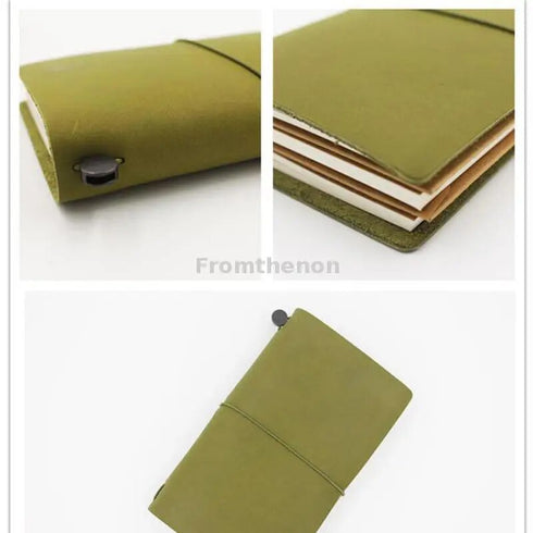 Genuine Leather Travelers Notebook Passport Personal Diary Vintage Journal Notebooks And Journals Retro Stationery Business Gift