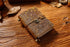 100% Genuine Leather Travel Journal Embossed Flower Cover