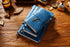 100% Genuine Leather Travel Journal Embossed Flower Cover