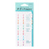 MIDORI Chiratto Index Label Months Rainbow Colors Planner Index Tabs Notebook Index Tabs Multi-color Index Tabs Multi-color Index Labels