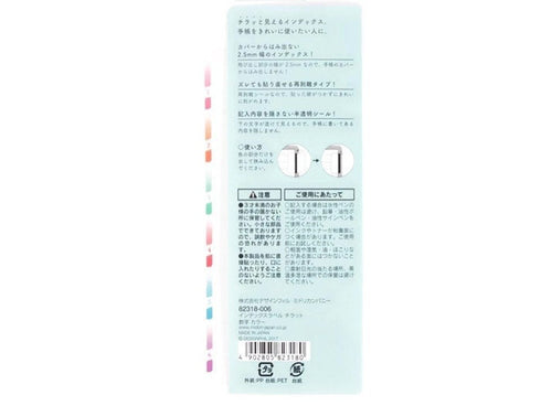 MIDORI Chiratto Index Label Months Rainbow Colors Planner Index Tabs Notebook Index Tabs Multi-color Index Tabs Multi-color Index Labels