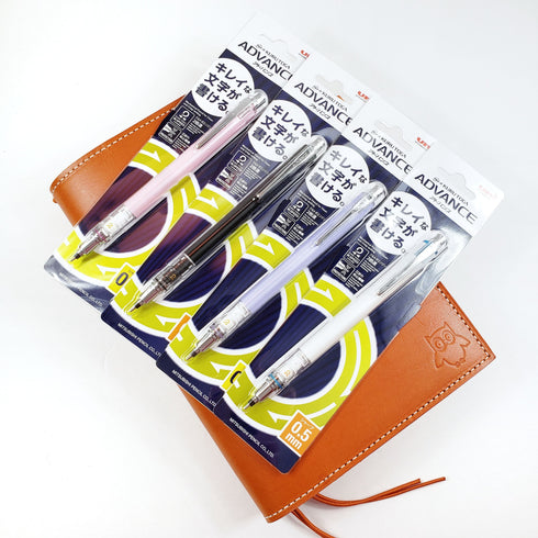 Mitsubishi NAVY M3-559 Uni Kuru Toga Kurutoga Advance 0.3mm Lead Mechanical Pencil Stay Sharp Refillable- Always Sharp - Auto-Rotates!