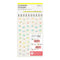 Midori Seal Collection FLOWERS CALENDAR Series MEDIUM Size Planner Stickers Movable Stickers Notebook Stickers Coordinate Stickers | 2599